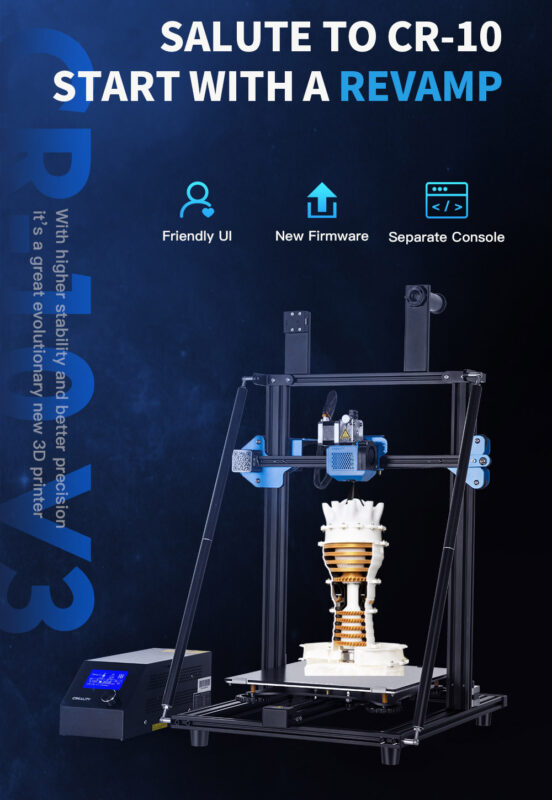 Creality CR-10 V3 3D Printer - Enhanced Titan Direct Drive